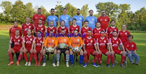 Mannschaftsfoto Saison 2019/20 Fussball Sinsheim - SV Eichelberg (© Kraichgausport / Loerz)